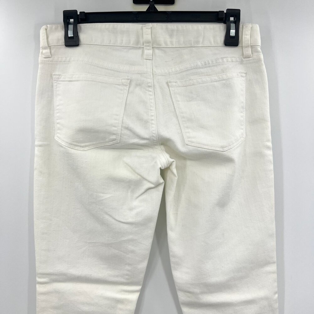 J.Crew Toothpick Skinny White Jeans Women's 26 - Picture 7 of 9